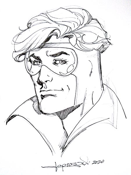 Booster Gold by Aaron Lopresti for Cort Carpenter