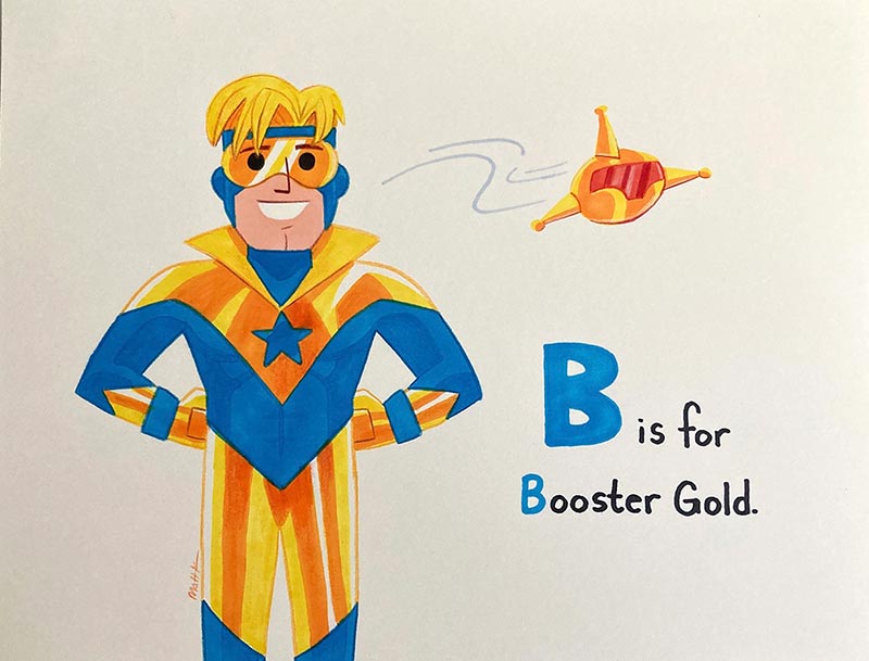 Booster Gold by Matt Kaufenberg for The Blot